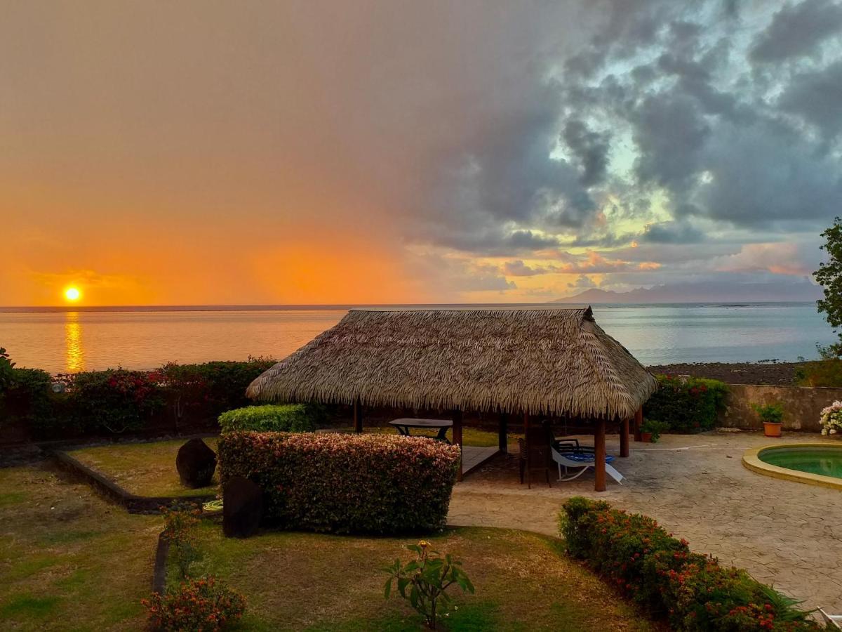 Superbe Bord De Mer, Acces Lagon Et Piscine Privee Paea المظهر الخارجي الصورة